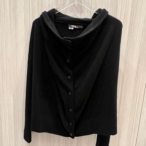 button up cashmere sweater